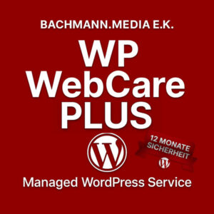 WP WebCare PLUS (12 Monate Sicherheit + Recht + Inhalte)